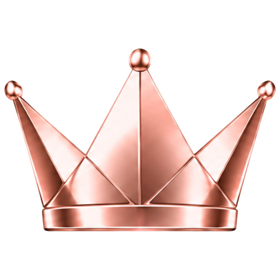 Rose Gold Crown verification badge